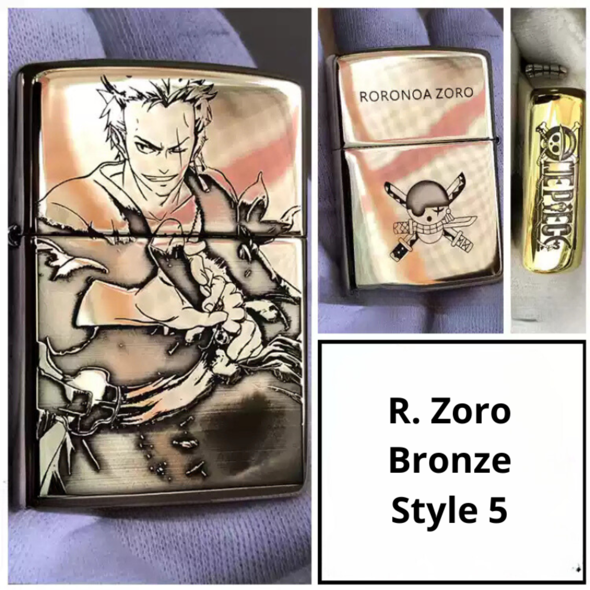 O.n.e Pi.e.c.e Zippo Collection – Exclusive Custom Design for Fans