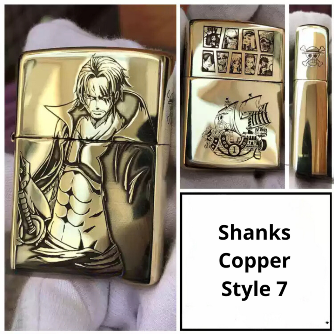 O.n.e Pi.e.c.e Zippo Collection – Exclusive Custom Design for Fans