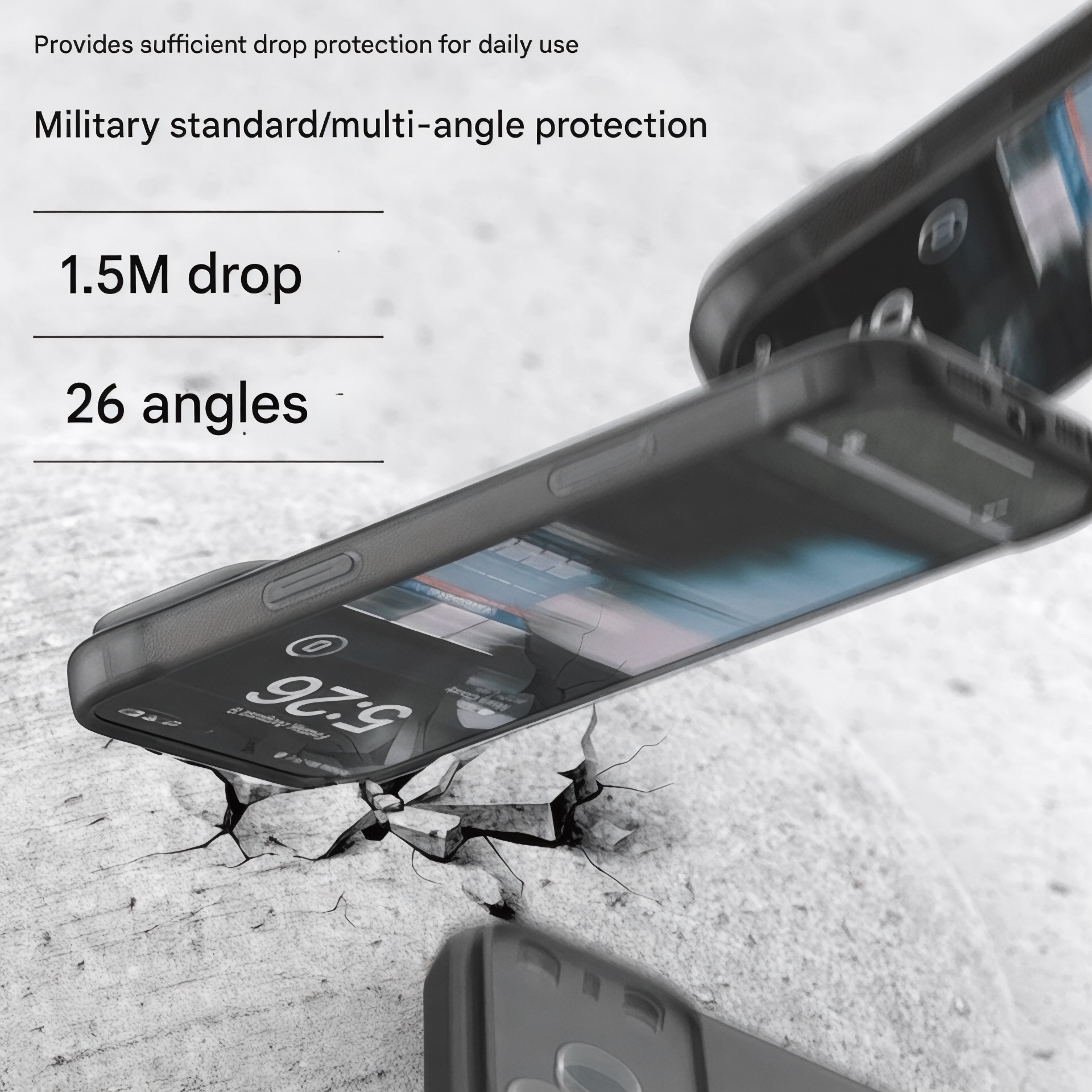 New Anti-Drop Case – Minimalist Texture, Max Protection