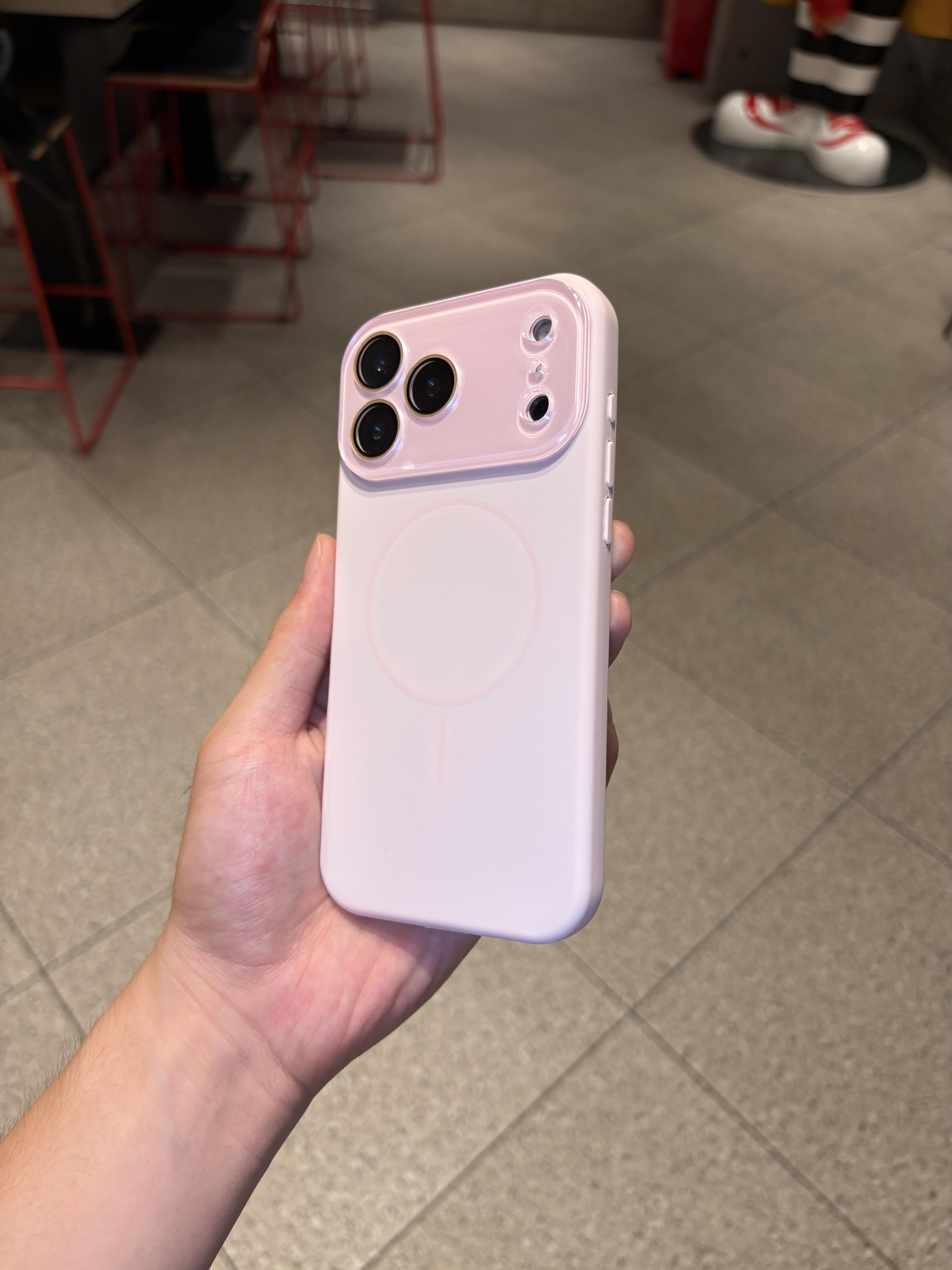 MagSafe Silicone iPhone Case with Sliding Lens Cover - Camera Protection