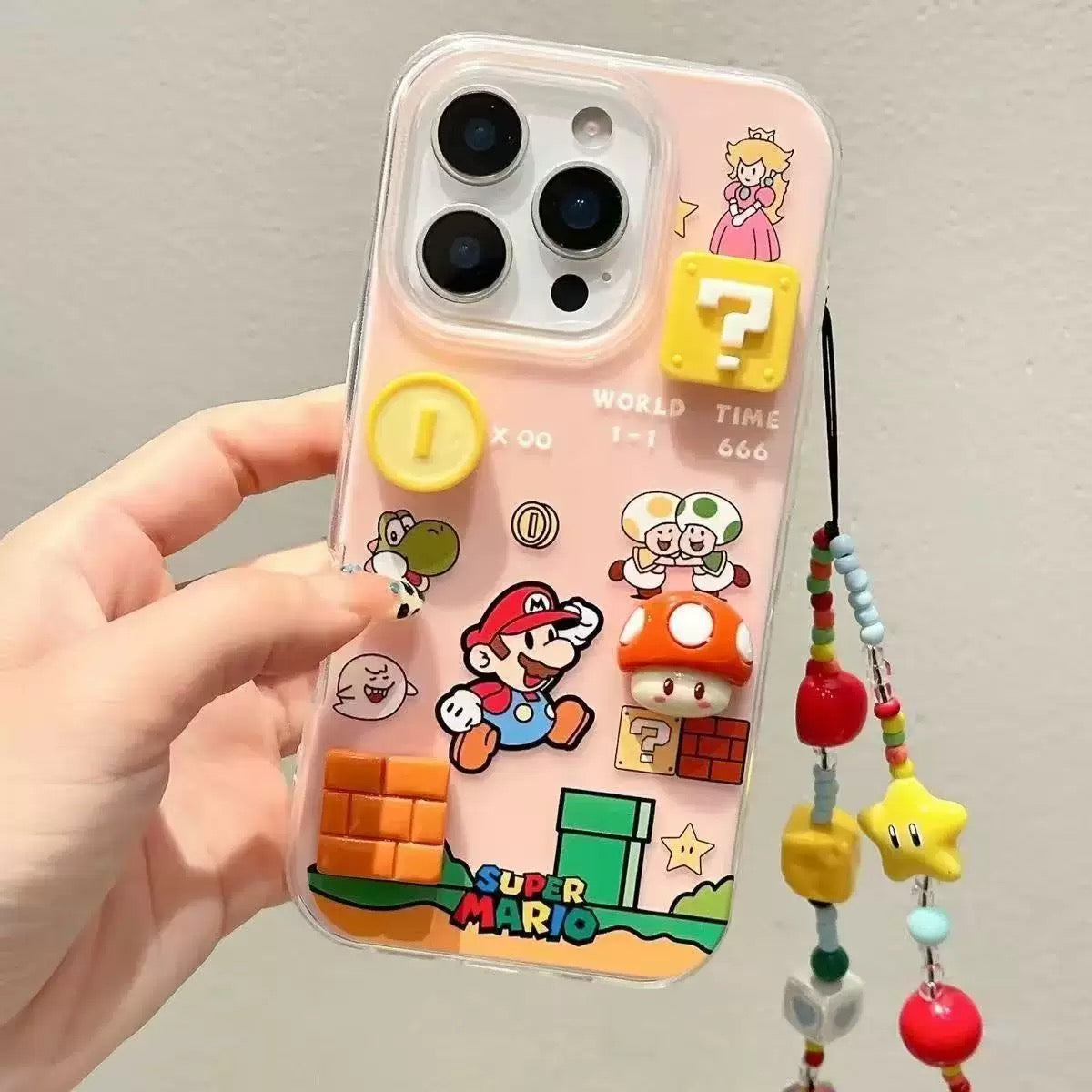 Cartoon Super Mario iPhone Case – 4 Colors | CaseKo