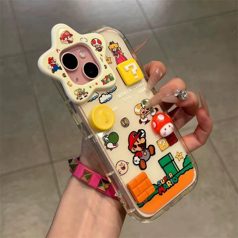 Cute Cartoon Super Mario iPhone Case – Vanilla Cream | CaseKo