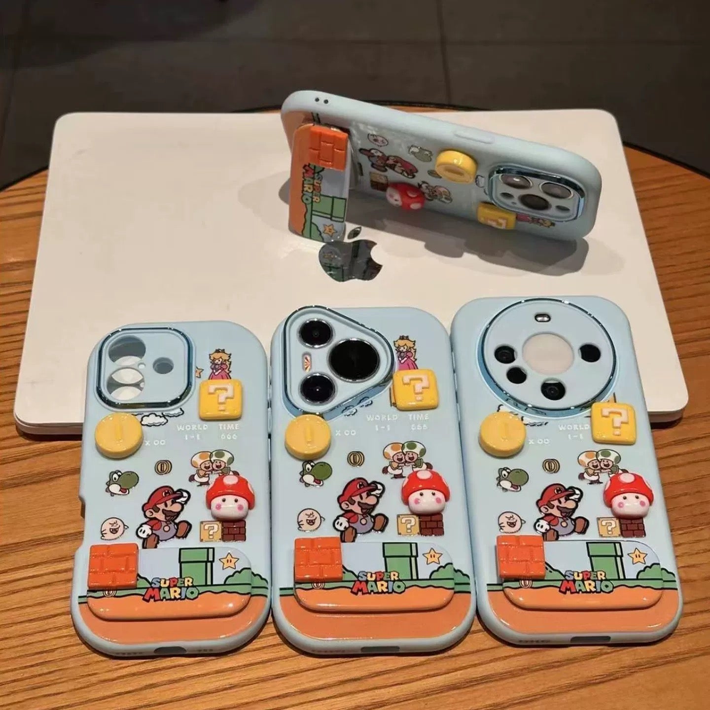 Super Blue Mario Phone Case – Mirror Bracket | CaseKo