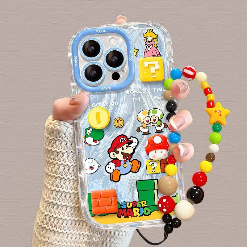 Gold coin Super Mario Liquid Silicone Phone Case