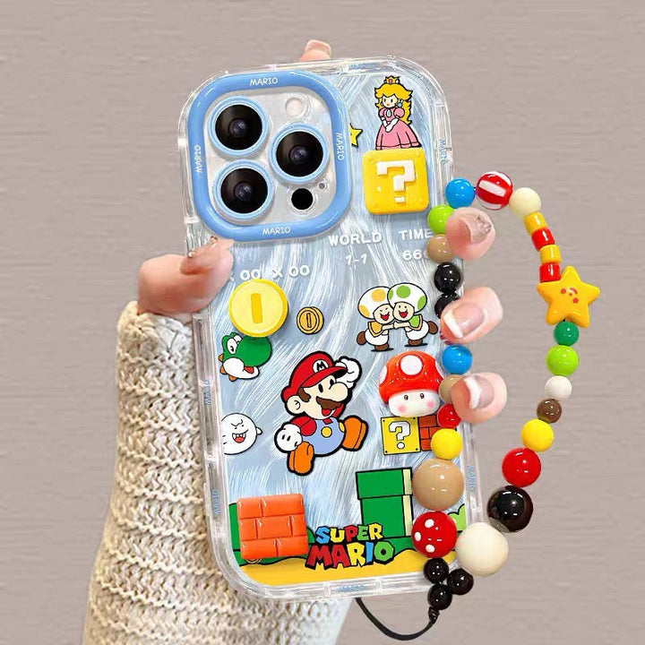 Gold coin Super Mario Liquid Silicone Phone Case