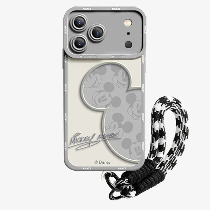 Mickey Mouse iPhone Case with Lanyard – 7 Colors | CaseKo