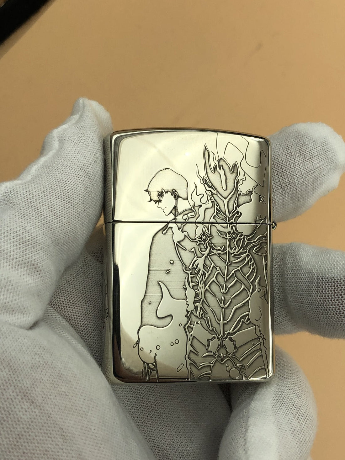 Solo Leveling Custom Lighter – Zorro | Deep Engraving, Mirror Effect
