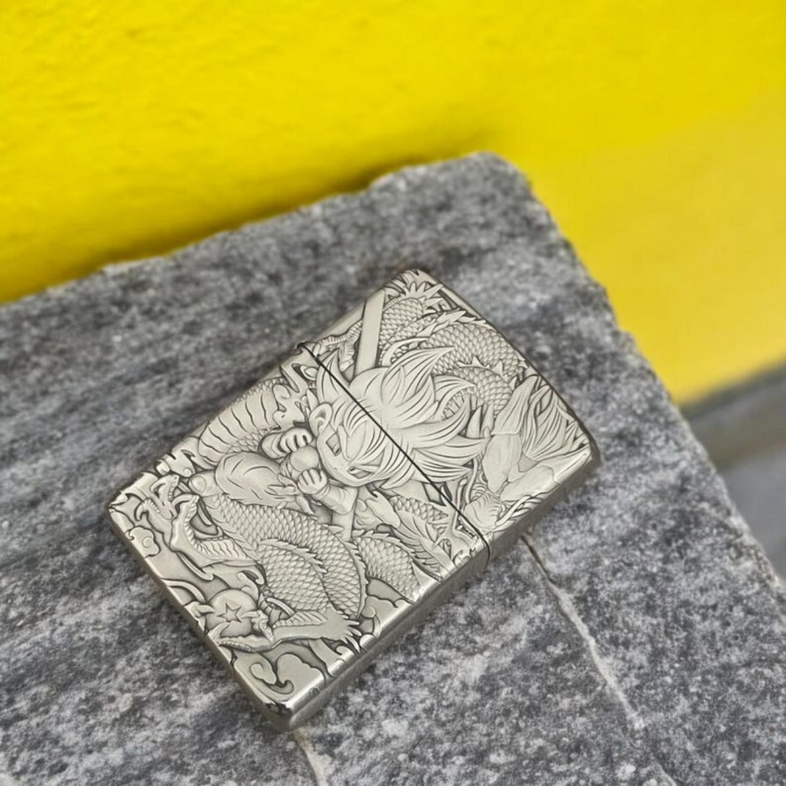 Go.ku Drag.on B.a.ll with Dragon Design - Zorro 3D Relief Metal Lighter