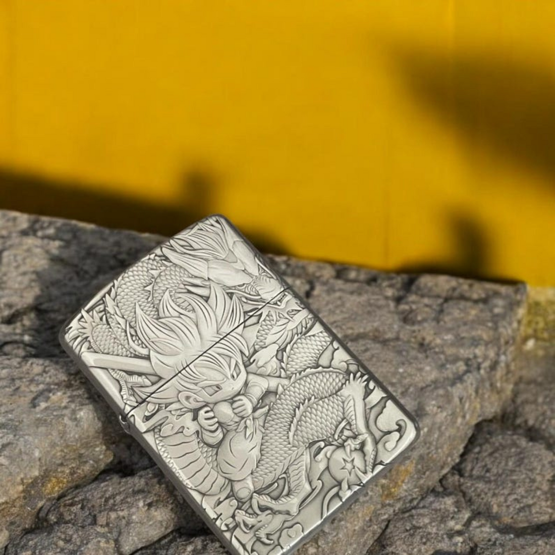 Go.ku Drag.on B.a.ll with Dragon Design - Zorro 3D Relief Metal Lighter